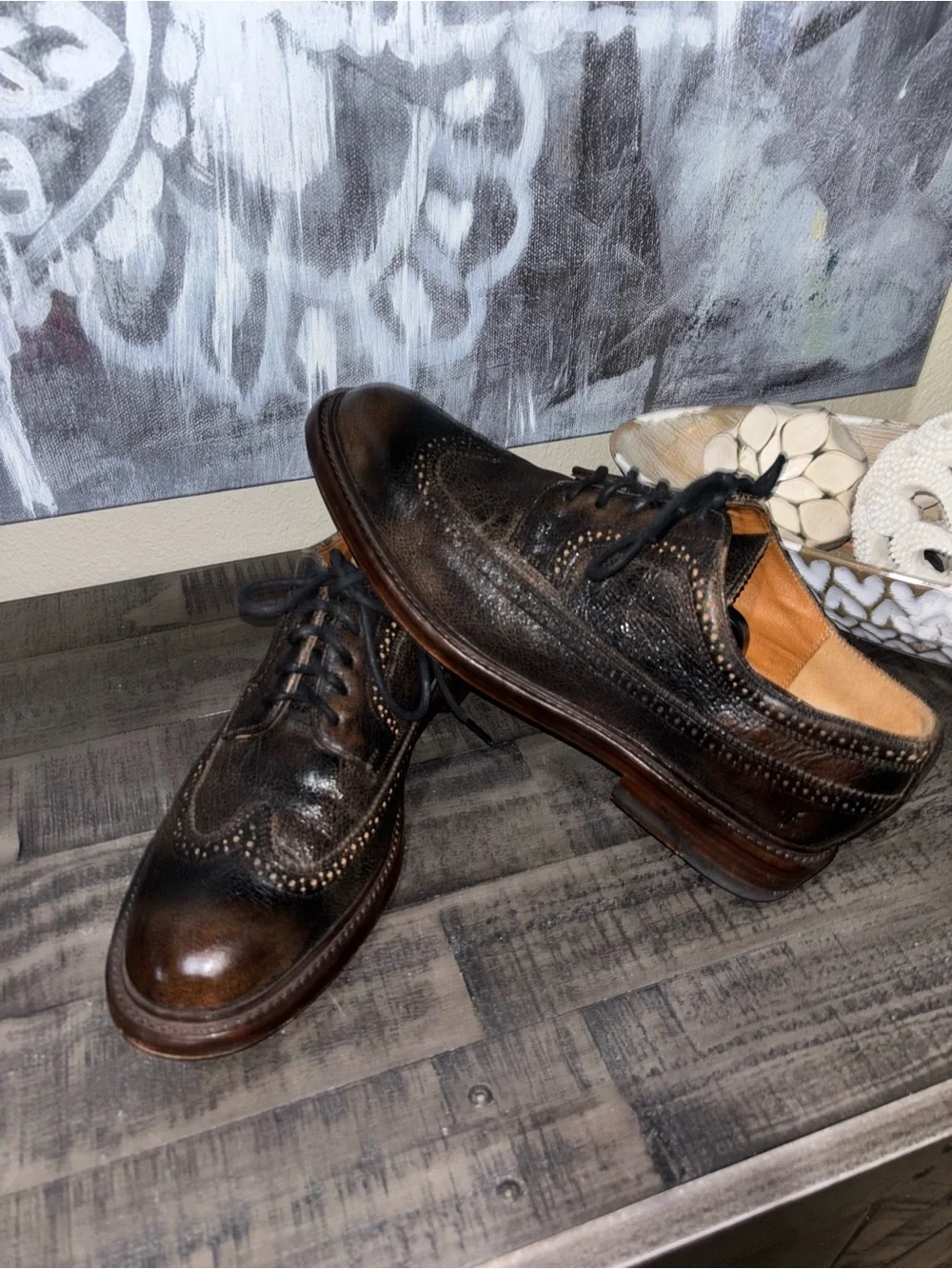 FRYE Jones Wingtip Oxfords MENS SZ 10.5 D